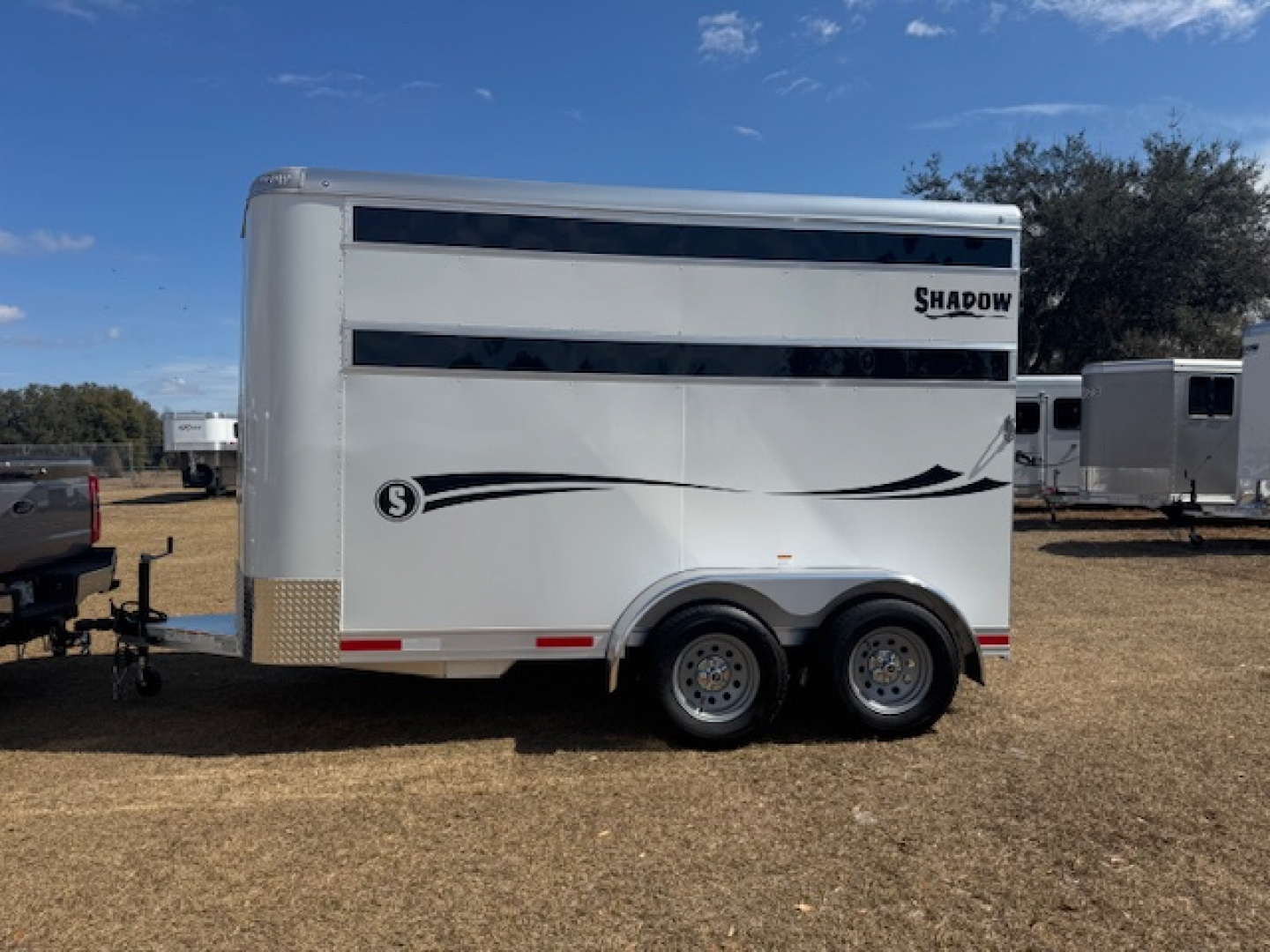 New 2026 Shadow Stablemate 2H Stock Horse Trailer W/ Plexi Horse Trailer