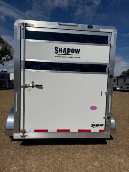 New 2026 Shadow Stablemate 2H Stock Horse Trailer W/ Plexi Horse Trailer