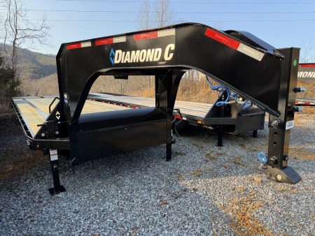 New 2026 Diamond C FMAX208 GOOSENECK TRAILER 27+5 MAX RAMPS 18K G.V.W.R.