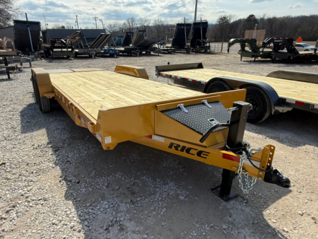 New 2026 Rice Trailers 21' X 82" Magnum Equipment Hauler (Max Ramps) Equipment Trailer