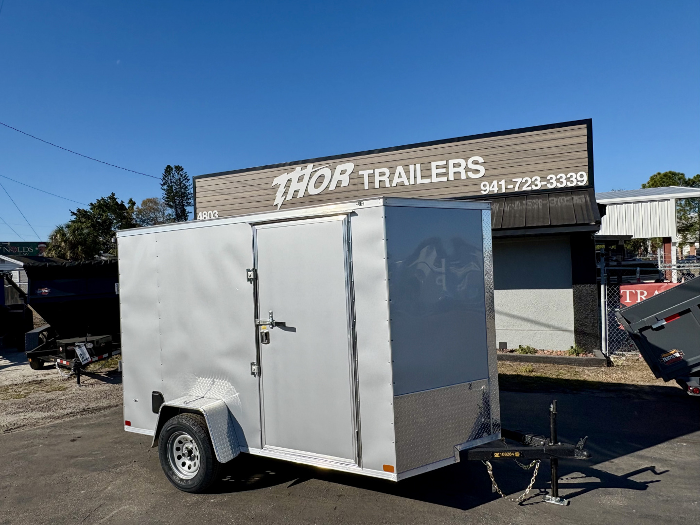 New 2026 Covered Wagon Trailers 6X10 SA WITH SIDE DOOR AND RAMP Cargo / Enclosed Trailer