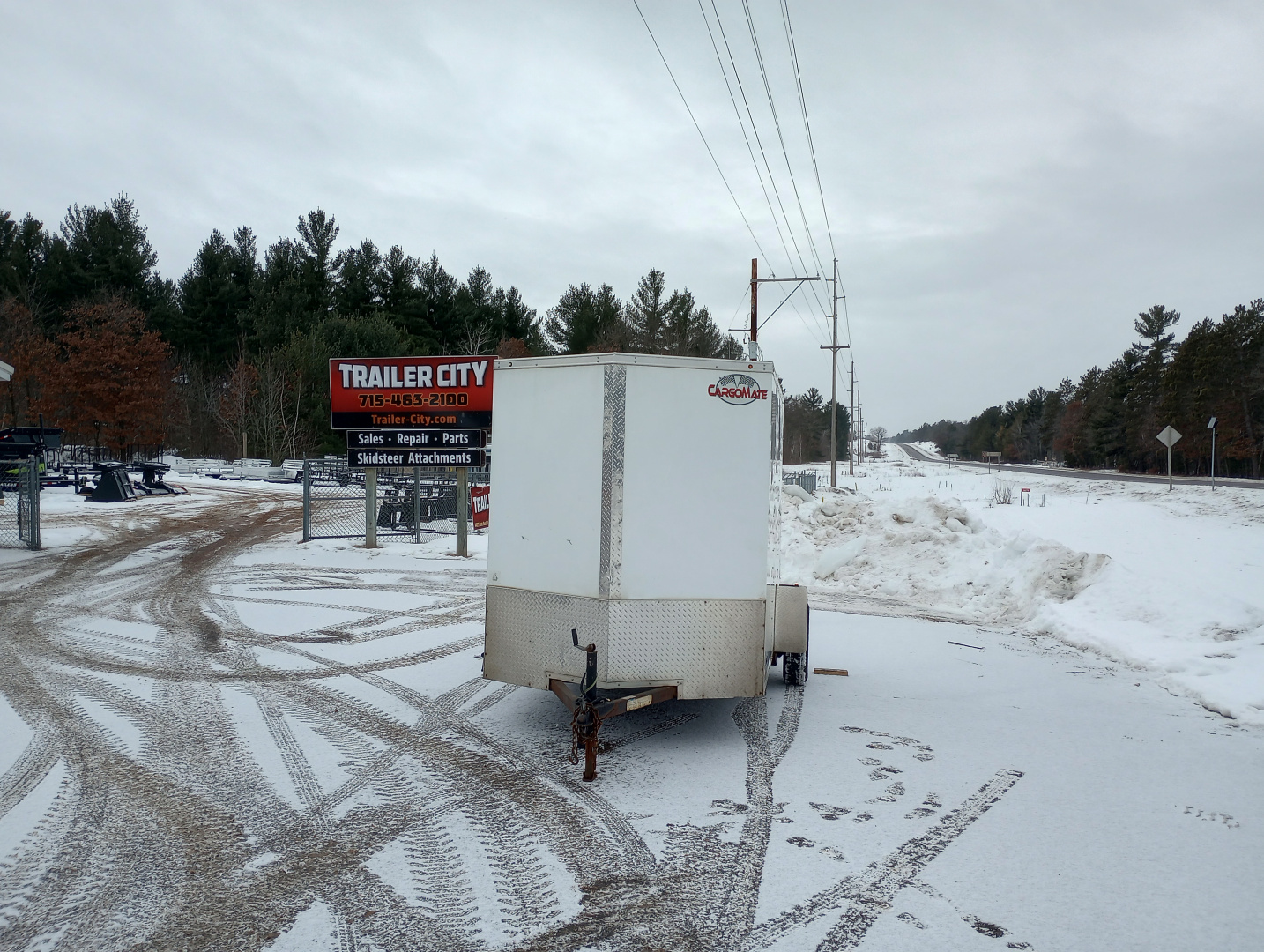 Used 2019 CARGO MATE 6'x10' Cargo / Enclosed Trailer