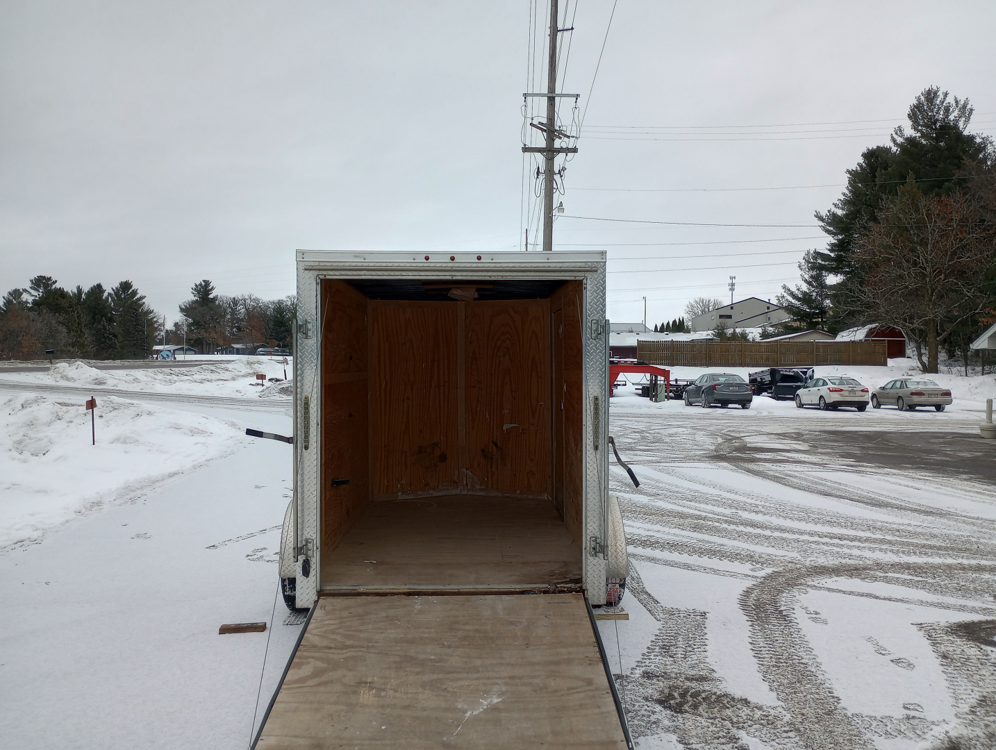 Used 2019 CARGO MATE 6'x10' Cargo / Enclosed Trailer