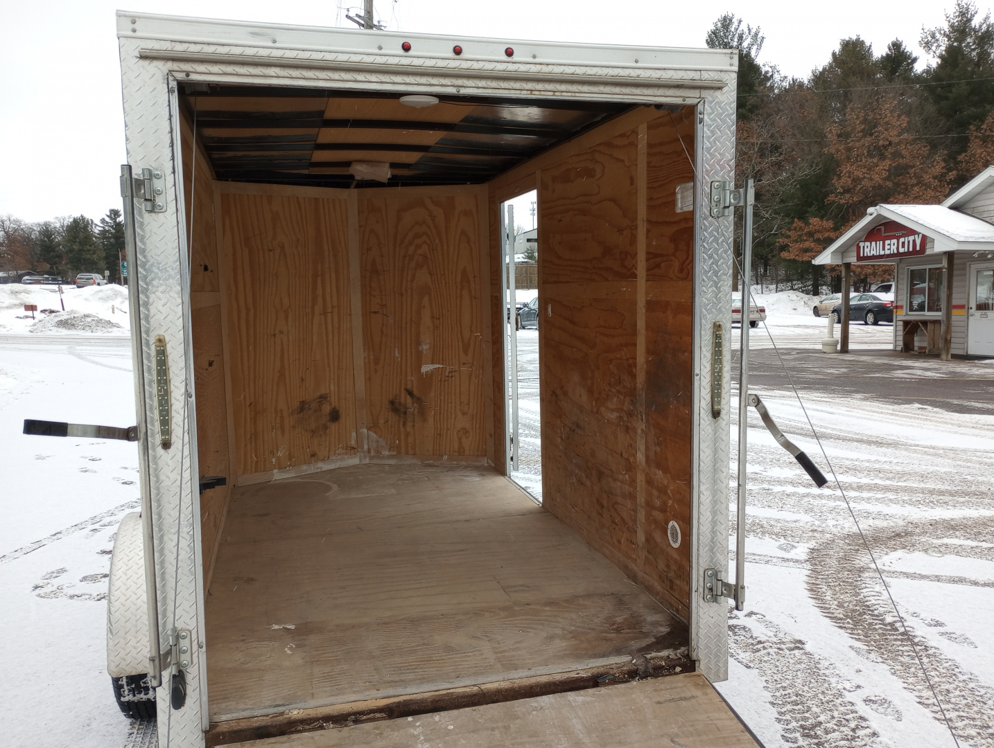 Used 2019 CARGO MATE 6'x10' Cargo / Enclosed Trailer