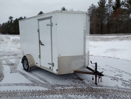 Used 2019 CARGO MATE 6'x10' Cargo / Enclosed Trailer