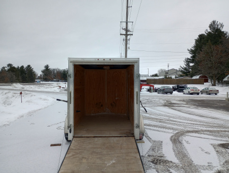 Used 2019 CARGO MATE 6'x10' Cargo / Enclosed Trailer