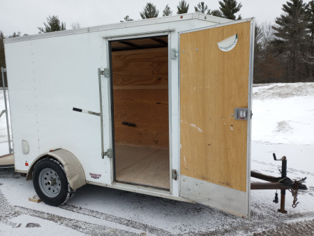 Used 2019 CARGO MATE 6'x10' Cargo / Enclosed Trailer