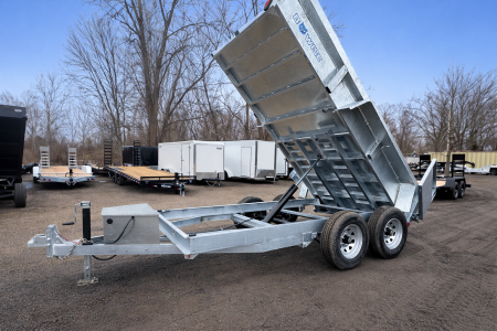 New 2026 Bwise 6x12 Dump trailer Galvanized
