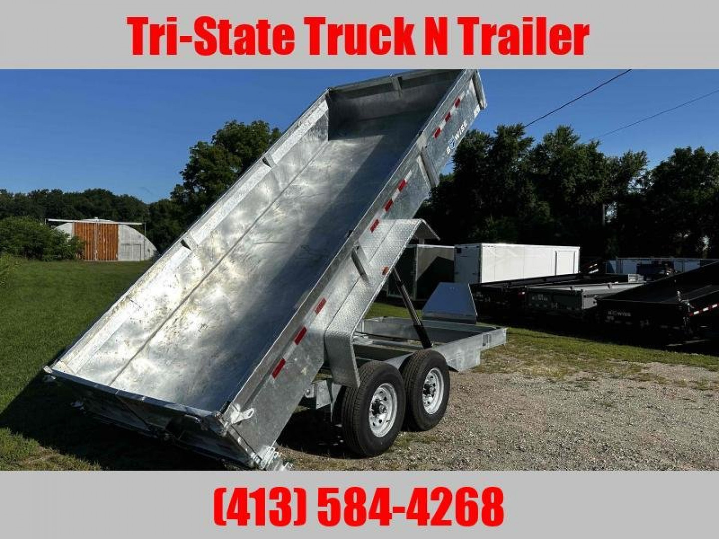 New 2026 BWISE Bwise7x14 14k Dump trailer Dump Trailer