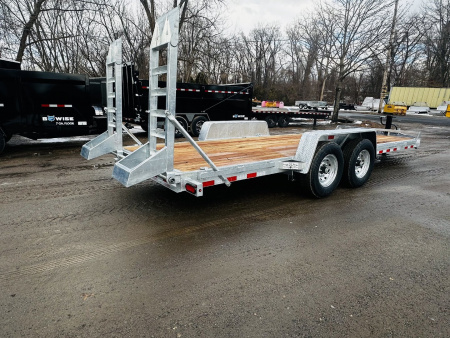 New 2026 BWISE 20' Equipment Trailer 14K Galvanized