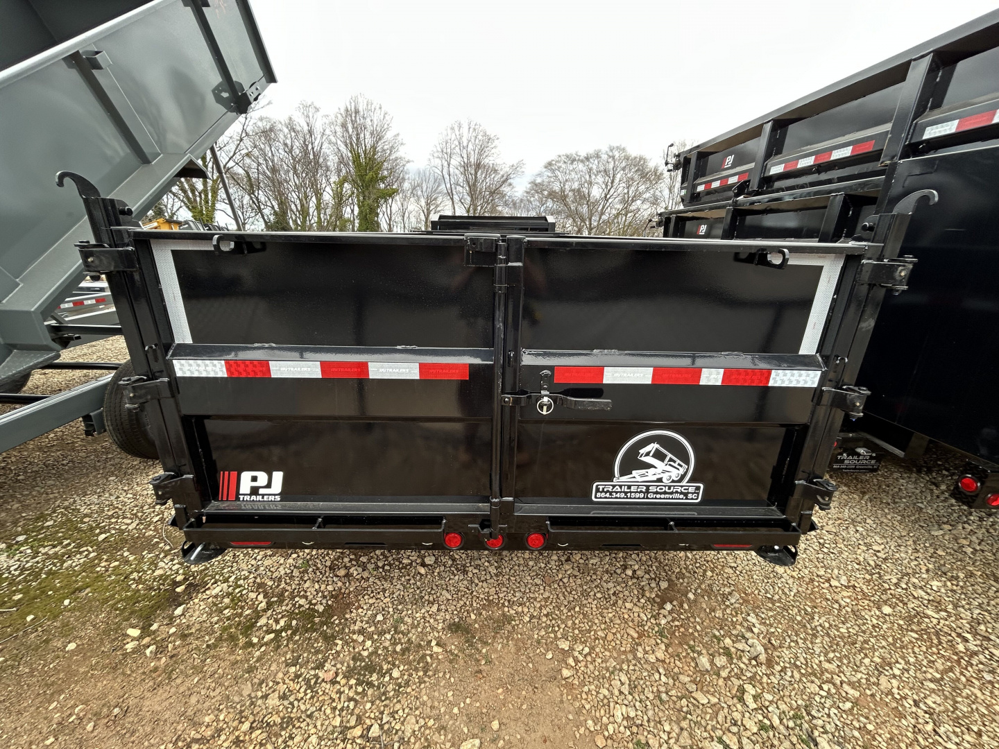New 2026 PJ Trailers 7x16 TA 24k DE Gooseneck Dump Trailer