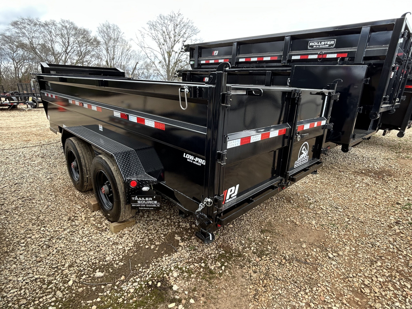 New 2026 PJ Trailers 7x16 TA 24k DE Gooseneck Dump Trailer
