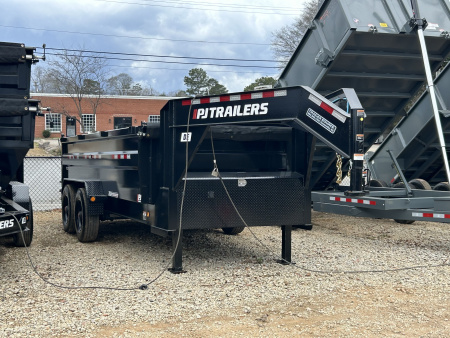 New 2026 PJ Trailers 7x16 TA 24k DE Gooseneck Dump Trailer