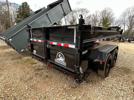 New 2026 PJ Trailers 7x16 TA 24k DE Gooseneck Dump Trailer