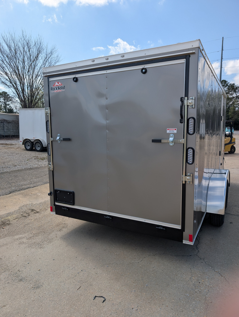 New 2026 ROCK SOLID CARGO 7 x 16 Tandem 3.5k Axle Cargo Trailer 6'6" Interior Height