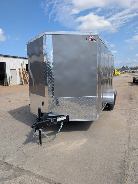 New 2026 ROCK SOLID CARGO 7 x 16 Tandem 3.5k Axle Cargo Trailer 6'6" Interior Height