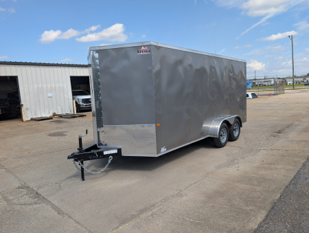 New 2026 ROCK SOLID CARGO 7 x 16 Tandem 3.5k Axle Cargo Trailer 6'6  Interior Height