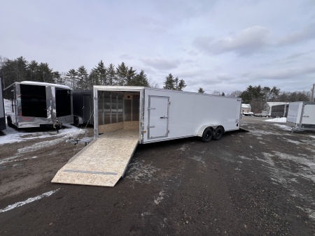 New 2026 High Country 7x22 + 5ft V nose - Snowmobile Trailer/ Four Place / Drive In-Out / All Aluminum - 7000gvw