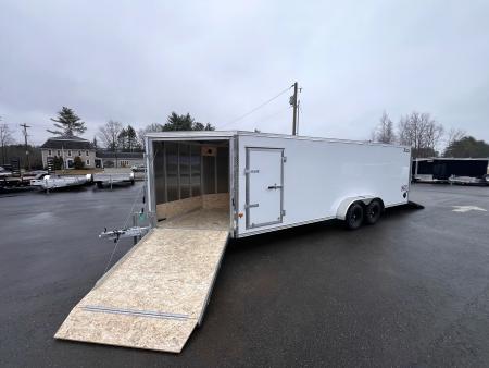 New 2026 High Country 7x22 + 5ft V nose - Snowmobile Trailer/ Four Place / Drive In-Out / All Aluminum - 7000gvw