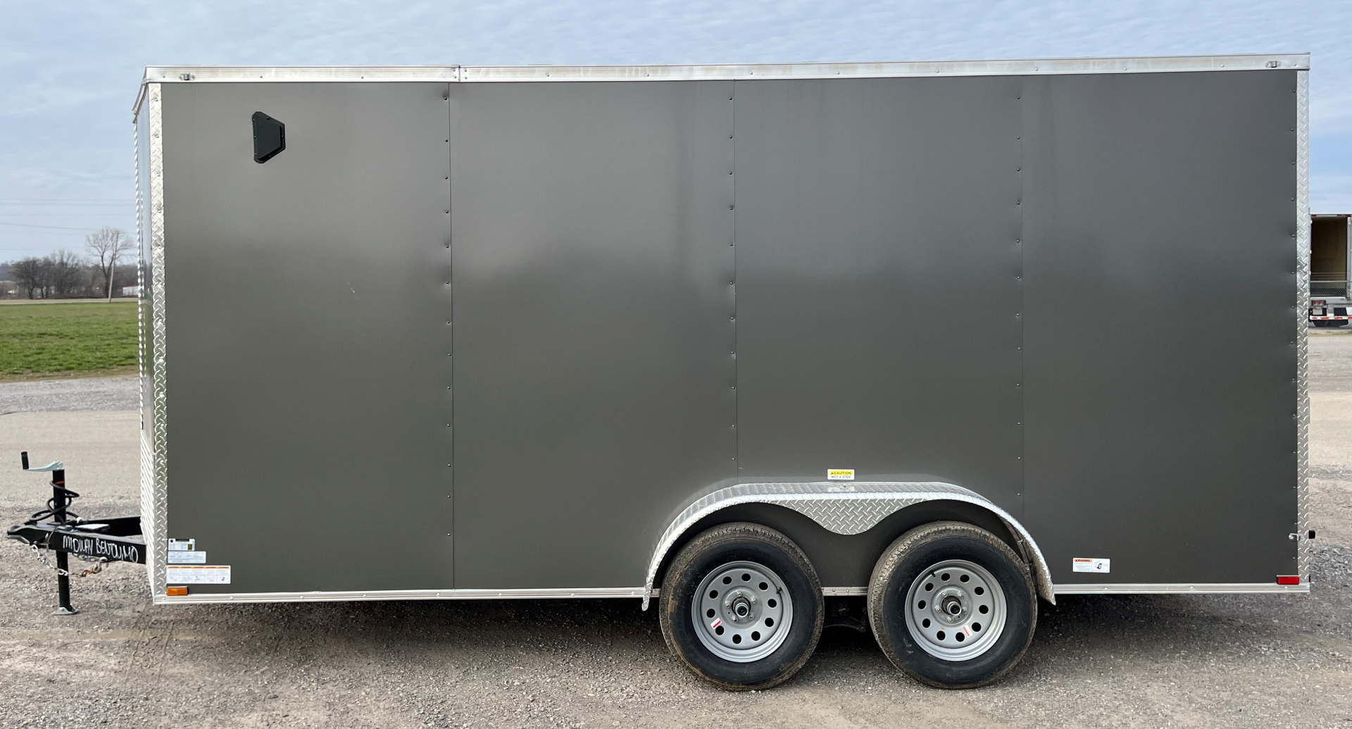 New 2026 Quality Cargo 7x16 Charcoal Cargo Cargo / Enclosed Trailer