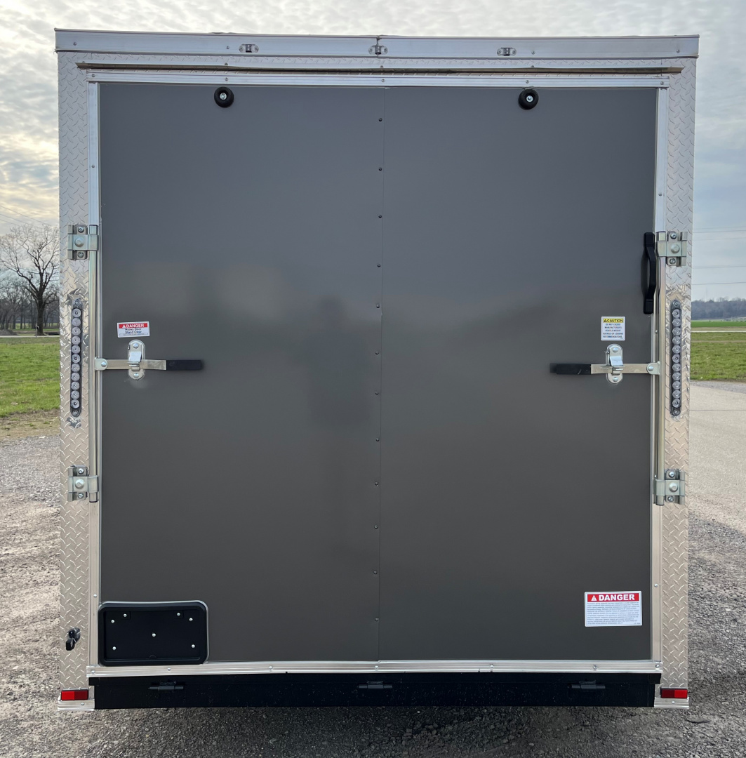 New 2026 Quality Cargo 7x16 Charcoal Cargo Cargo / Enclosed Trailer