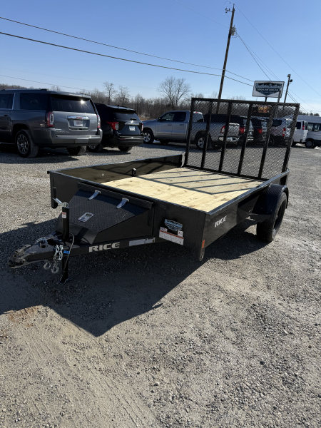 New 2026 Rice 76 x10' 3K Utility Trailers