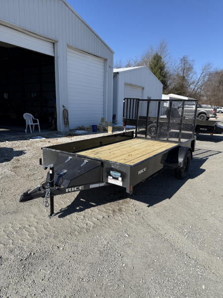New 2026 Rice 82 X12 3K Utility Trailer