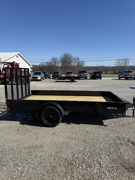 New 2026 Rice 82"X12 3K Utility Trailer