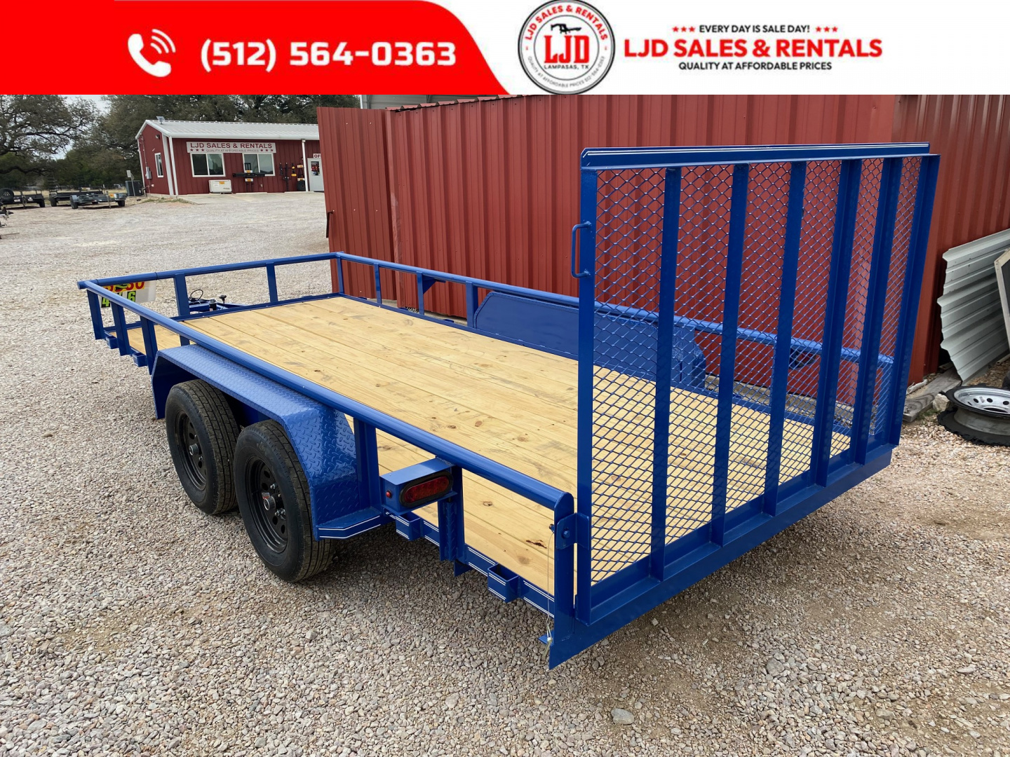 New 2026 Tiger - 77" x 16' - Utility Trailer