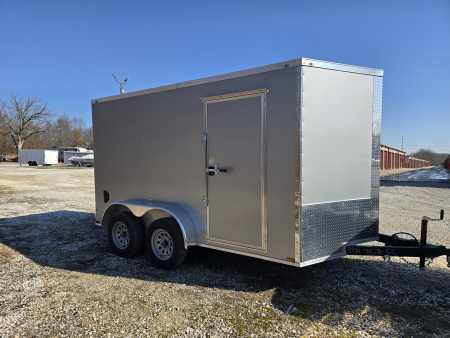 New 2026 Quality Cargo 7x12 TA, 6'3  interior height, 35k axles, .080 polycore Cargo / Enclosed Trailer