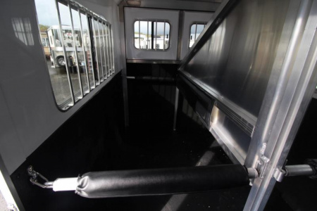 New 2024 Exiss 7200 ST $1400 BELOW COST! 2 Horse Straightload Trailer-7'8" Tall-Warmblood-Escape Doors on Both Sides