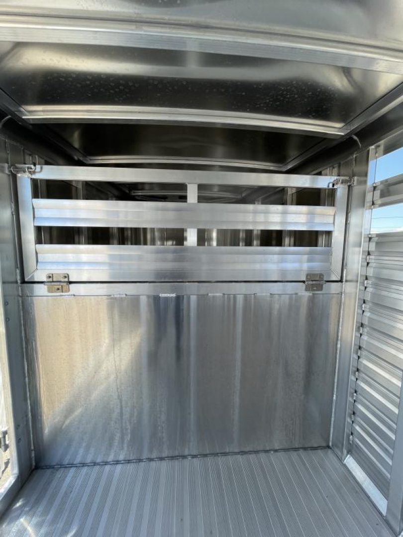 New Price Drop $3000-2024 Exiss Trailers 7020 STK Stock / Stock Combo Trailer-7'2" Tall- 54" Escape Door- Center Gate w/Slider- Heavy Duty Drop Gate w/Spring Loaded Latches- Rear Gate w/Slider
