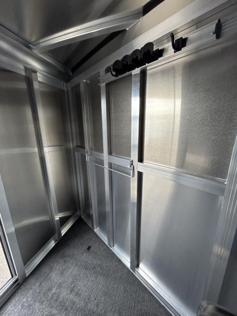 New Price Reduced $3,400 !! 2024 Exiss Express SS 3 Horse Trailer-Easy Care Flooring- Stud Divider-LED Lights