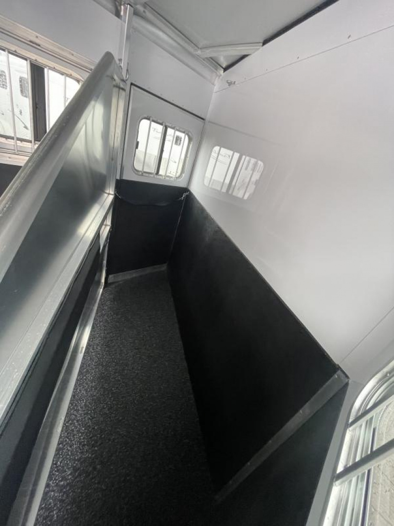 New REDUCED $2300 BELOW COST! NEW 2024 Exiss 7400 4H GN TRAILER- Easy Care Flooring - 7'8" Tall - All Aluminum Construction!