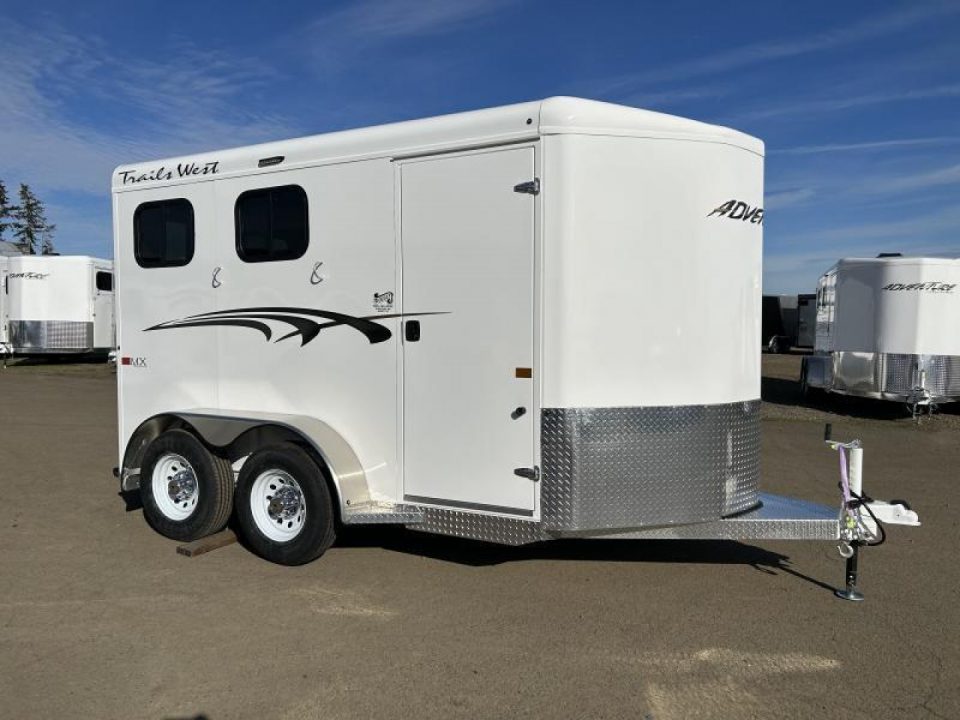 New Price Reduced $600 2024 Trails West Adventure II MX 2H BP - Swing Out Saddle Rack - 6'9'' Wide/7'0 Tall - Water Tank - Triple Wall Construction