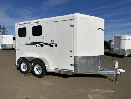 New Price Reduced $600 2024 Trails West Adventure II MX 2H BP - Swing Out Saddle Rack - 6'9'' Wide/7'0 Tall - Water Tank - Triple Wall Construction