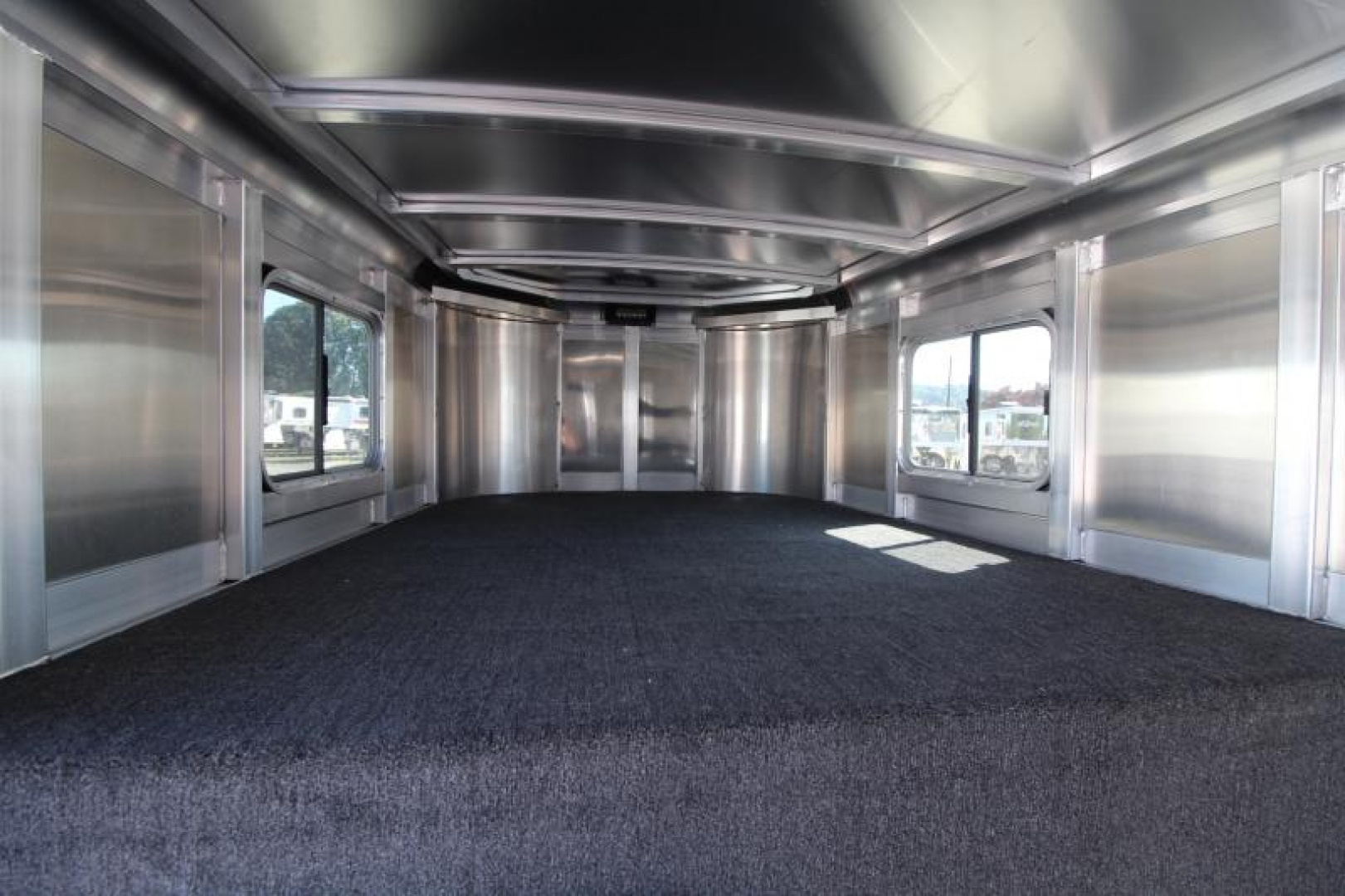 New Price Drop $3000-2025 Exiss Trailers STC 7020 Stock / Stock Combo Trailer-7'2" Tall-Rubber Mats-Stainless Steel Front Nose-Rear Gate w/Slider