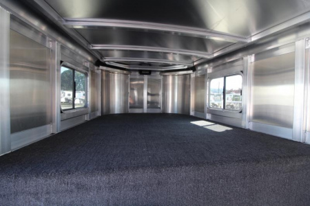 New Price Drop $3000-2025 Exiss Trailers STC 7020 Stock / Stock Combo Trailer-7'2" Tall-Rubber Mats-Stainless Steel Front Nose-Rear Gate w/Slider