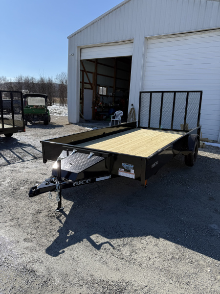 New 2026 Rice 82 x14' 3K Utility Trailers