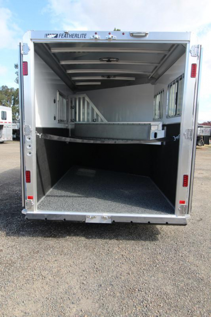 New PRICE REDUCED $2700! 2025 Featherlite 9400 2 Horse Trailer-Premier Tack-7'6" Tall- Lined & Insulated Tack Room Ceiling- Easy Care Flooring
