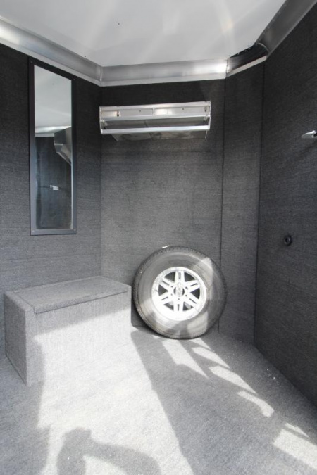 New PRICE REDUCED $2700! 2025 Featherlite 9400 2 Horse Trailer-Premier Tack-7'6" Tall- Lined & Insulated Tack Room Ceiling- Easy Care Flooring