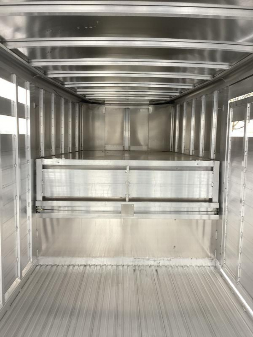 New Price Reduced $1300 2025  8127 Perfect Fit Stock - Western Pkg-Center Gate W/ Slider-Upgraded 54" escape door for quads-7'T-6'6''W-16' stock