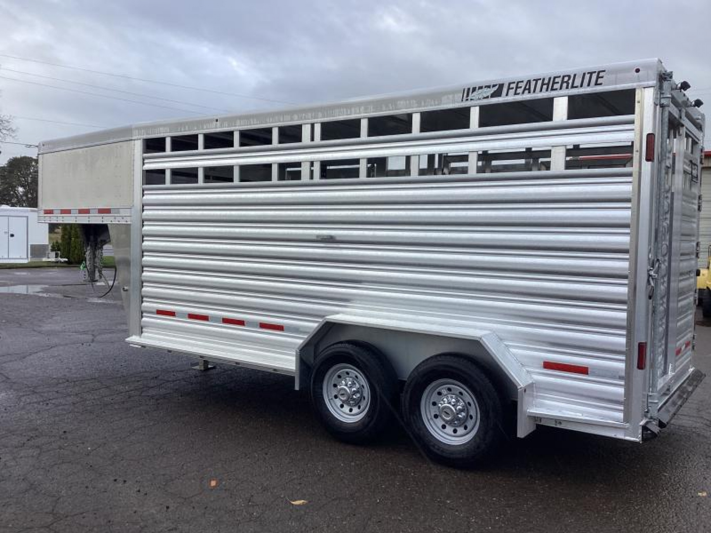 New Price Reduced $1300 2025  8127 Perfect Fit Stock - Western Pkg-Center Gate W/ Slider-Upgraded 54" escape door for quads-7'T-6'6''W-16' stock