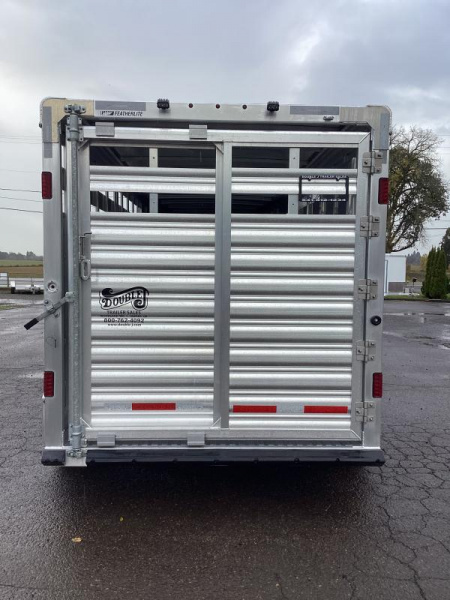 New Price Reduced $1300 2025  8127 Perfect Fit Stock - Western Pkg-Center Gate W/ Slider-Upgraded 54" escape door for quads-7'T-6'6''W-16' stock