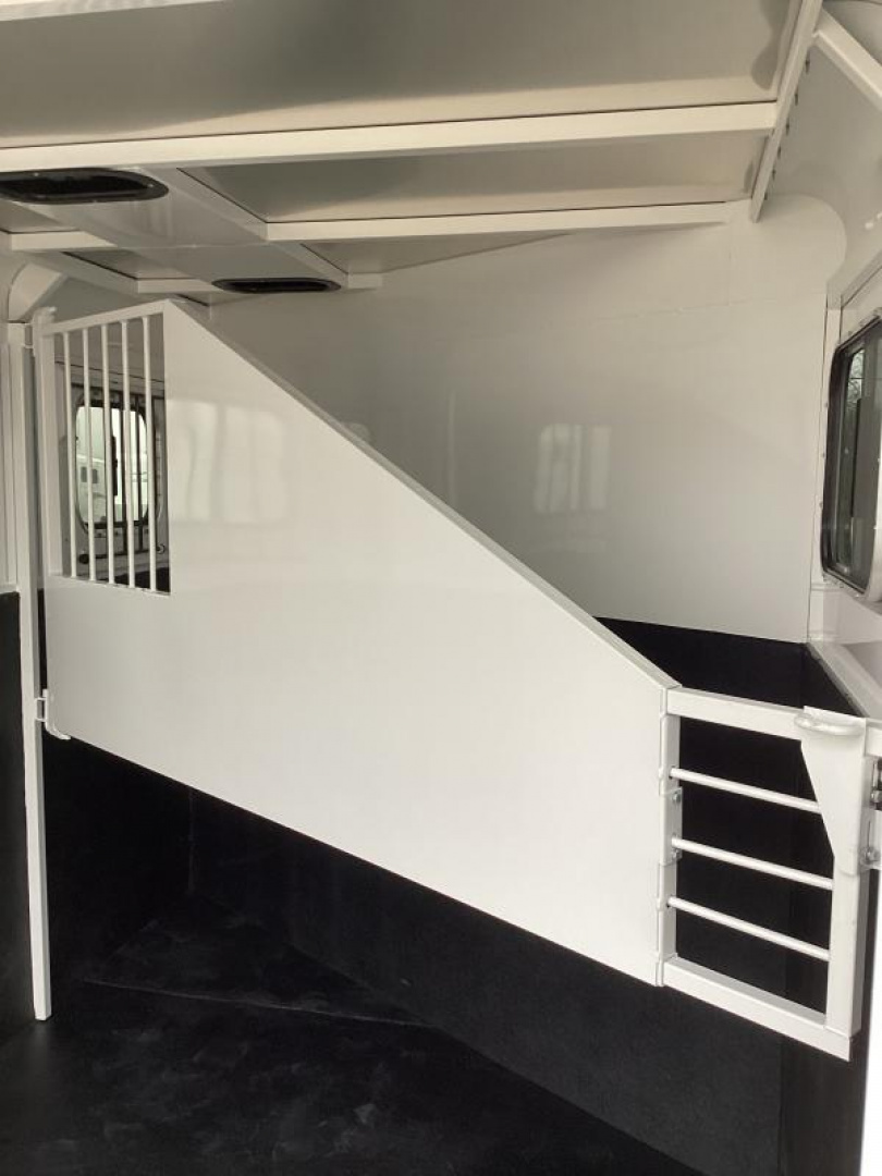 New 2025 Trails West Adventure II MX 2 Horse Trailer - Swing Out Saddle Rack