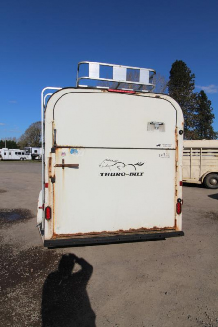 Used 2005 Thuro-Bilt Shilo 3 Horse Trailer w/ Hayrack