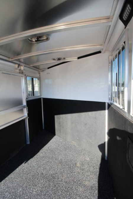 New PRICE DROP!!! -2025 Exiss Trailers Express XT 2 Horse Trailer-Easy Care Flooring- 7'2" Tall- Blanket Bar- Adjustable Saddle Rack-LED Lights- Double Rear Doors