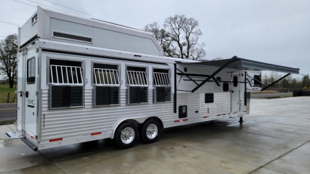 New PRICE REDUCED $10,000! 2025 SMC Laramie 8413SSR - Fully Loaded!!! Keyless Entry-Solar Panel-Hay pod W/Platform & Much More!!