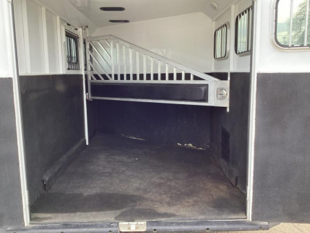 Used 2017 Trails West Sierra 2 Horse Trailer - Insulated Roof- Great Tack Room! - Alum Wheels