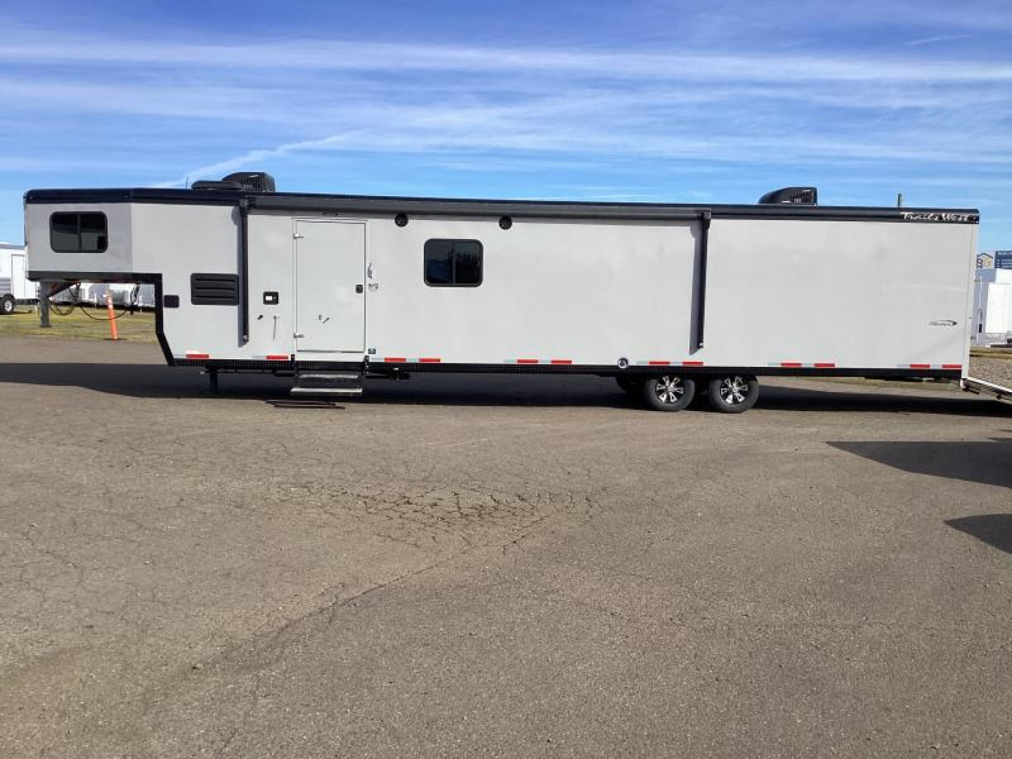 Used 2023 Trails West RPM Freeride 34' Car / Racing Trailer-40 gal. Fuel Cell with Pump
